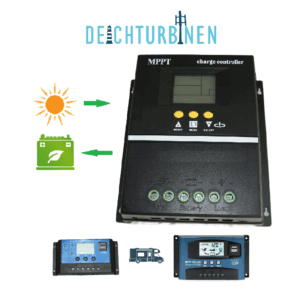 einfache Controller 12-48V bis 60 oder bis 100A die wichtigsten Werte einstellbar