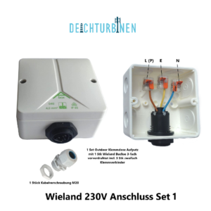 Wieland 230V Set No1 ohne Kabel und Stecker