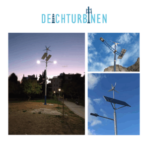 autarke Strassen- Laternen unabhaengig von der Stromversorgung im kompletten Set