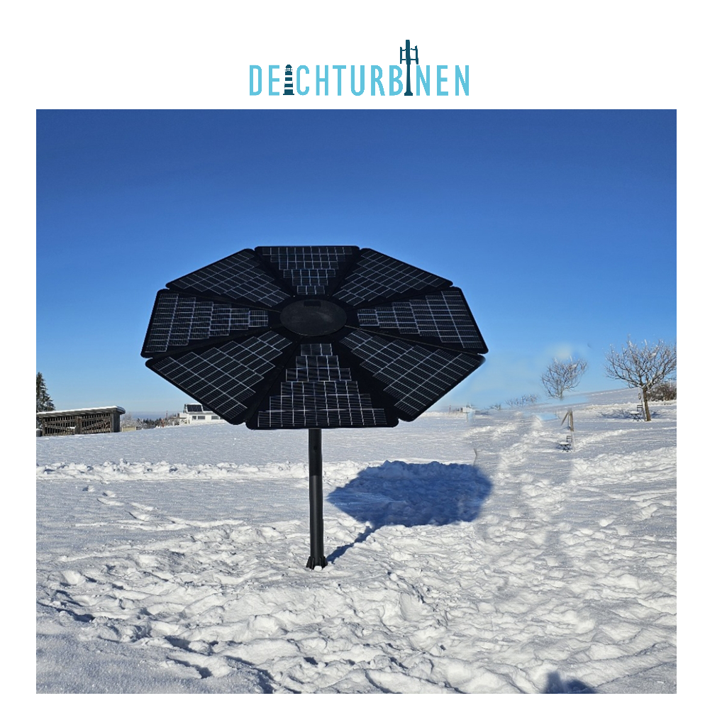 Auch im Winter zur Gewinnung von Strom geeignet