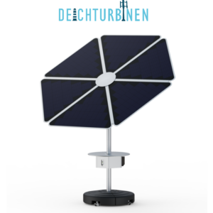 Parasol solaire : il offre de l'ombre et produit de l'électricité