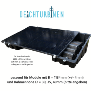 Deichturbinen BALLASTBox, fillable