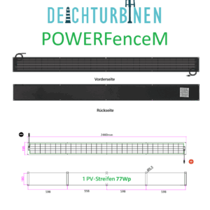 POWERFenceM PV Streifen zur Energiegewinnung