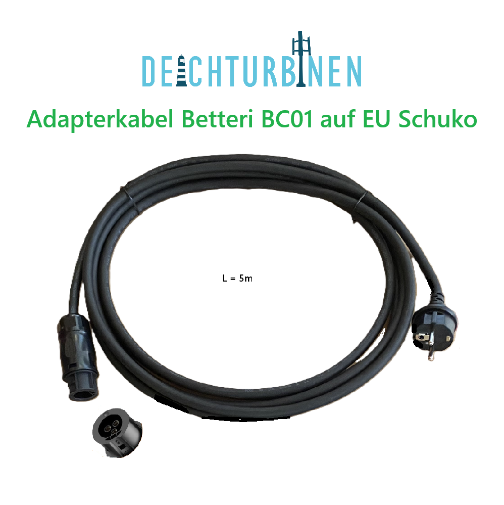 Rallonge Betteri BC01 avec prise Schuko