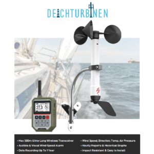 Windmessgerät Deichturbinen DGR21