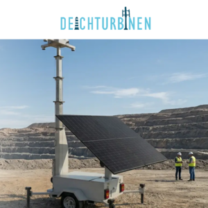 Backup Power Anhänger aufgebaut