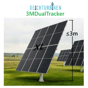 3MDualTracker XL, zwei-Achsen-PV-Tracker